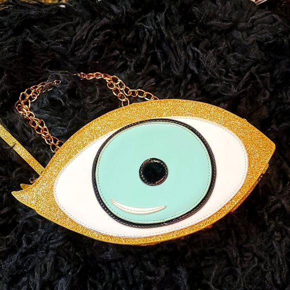 Nila Anthony Handbags - *SOLD * Nila Anthony glitter eyeball purse